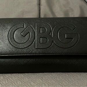 G by Guess Black Embossed Logo Wallet